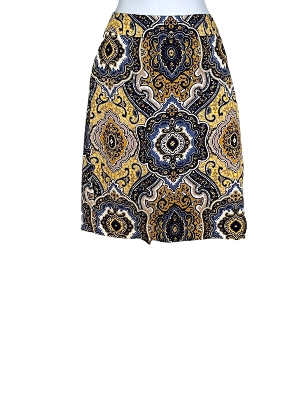 Ann Taylor knee length paisley print skirt, size 4